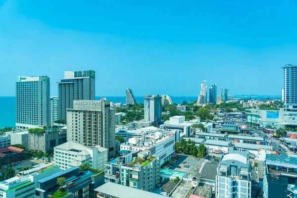 Pattaya Thailand - 23 October 2019 : Beautiful cityscape and lan — Stock Photo, Image