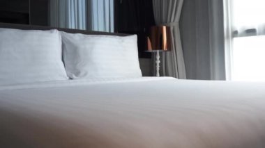 otel yatak odası lüks iç görüntüleri