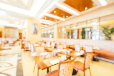 Soyut bulanıklık ve ufuk kahvaltı büfesi otel restoranı