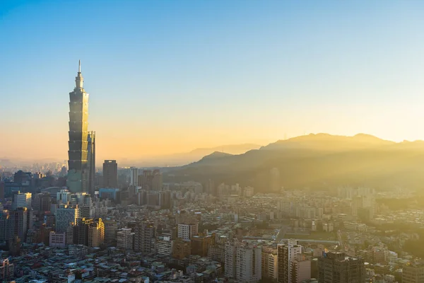 Hermosa arquitectura edificio ciudad taipei — Foto de Stock