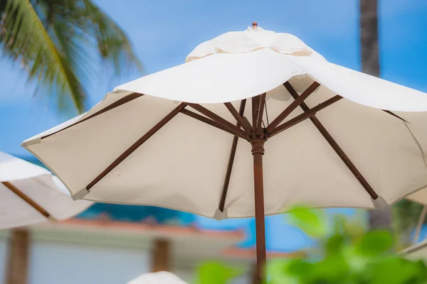Hautnah Sonnenschirm Außendekoration — Stockfoto
