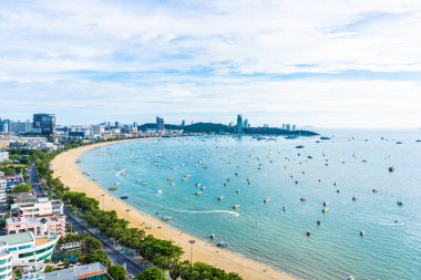 Pattaya Tayland - 26 Temmuz 2019 Güzel manzara ve cityscap