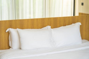 Beyaz yastık Yatak Dekorasyon iç