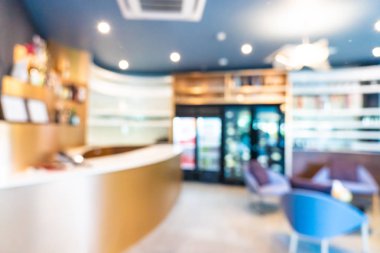 Lokanta ve kafe kafenin içi soyut bulanık.