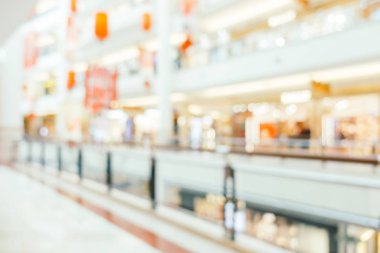 Soyut bulanıklık ve ufuk alışveriş merkezi mağazası