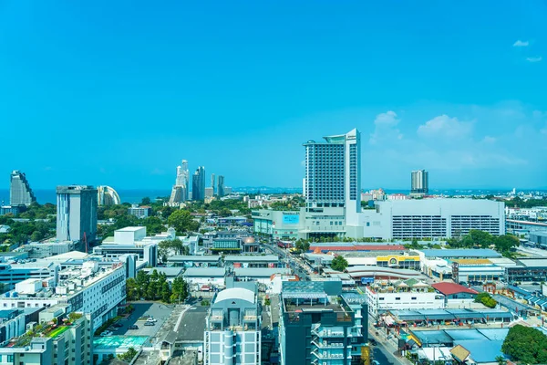 Pattaya Thailand - 23 October 2019 : Beautiful cityscape and lan — Stock Photo, Image