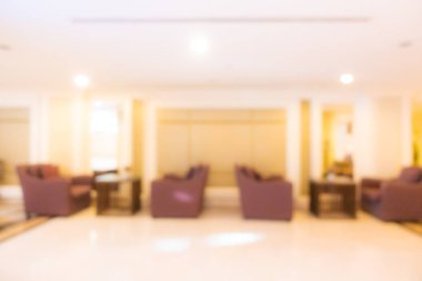 Soyut bulanık otel lobisi iç oda