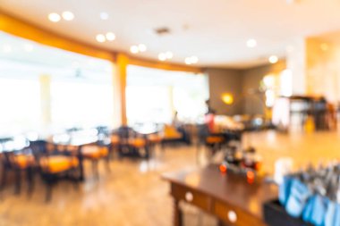 Soyut bulanıklık kahvehane kafe ve Restoran iç backg için