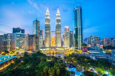 Kuala lumpur sk dış şehirde bina güzel mimari