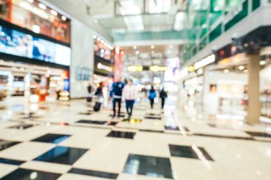 Soyut bulanıklık ve ufuk changi Havaalanı terminal iç