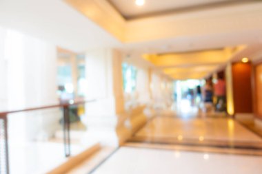 Soyut bulanık otel lobisi iç oda