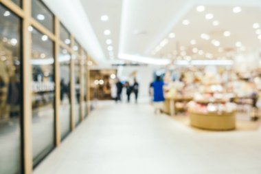 Soyut bulanıklık ve ufuk lüks alışveriş merkezi bölümü s