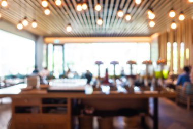 Soyut bulanıklık ve ufuk kafe Cafe ve büfe restaura