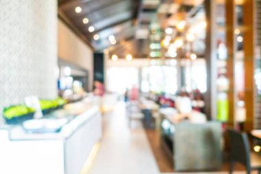 Soyut bulanıklık ve ufuk kafe ve Restoran iç