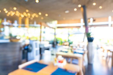 Lokanta ve kafe kafenin içi soyut bulanık.