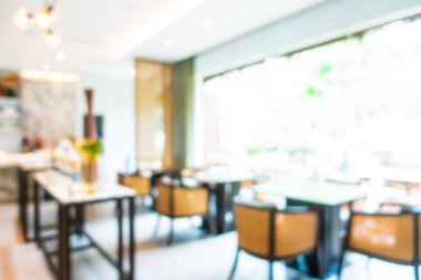 Soyut bulanıklık ve defocused açık büfe restoran ve kahve dükkanı CA