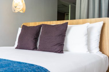 Beyaz yastık Yatak Dekorasyon iç