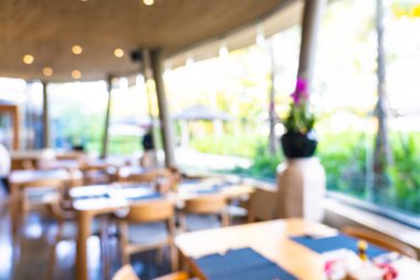 Lokanta ve kafe kafenin içi soyut bulanık.