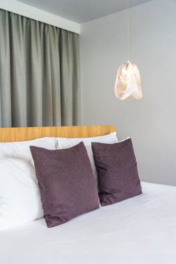 Beyaz yastık Yatak Dekorasyon iç