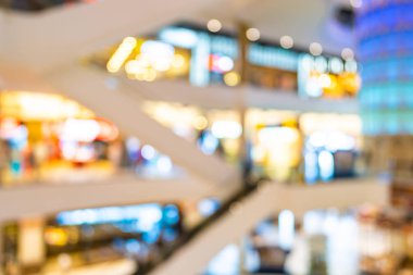 Soyut bulanıklık ve alışveriş merkezinde, ufuk alışveriş merkezi