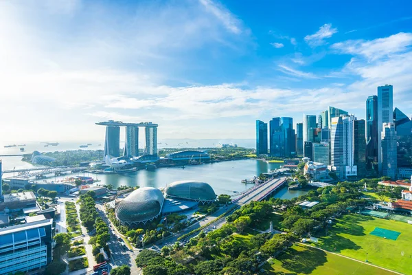 Singapur dış cityscape bina güzel mimari — Stok fotoğraf