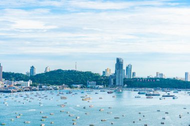 Pattaya Tayland - 26 Temmuz 2019 Güzel manzara ve cityscap