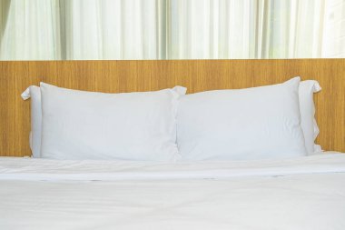 Beyaz yastık Yatak Dekorasyon iç