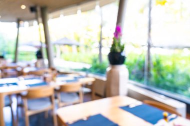 Lokanta ve kafe kafenin içi soyut bulanık.