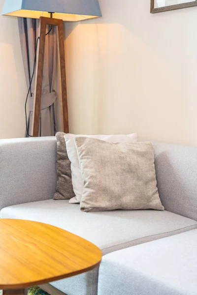 Kanepe dekorasyon rahat yastık — Stok fotoğraf
