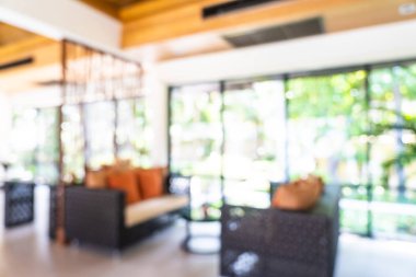 Soyut Blur otel lobi ve oda iç salon