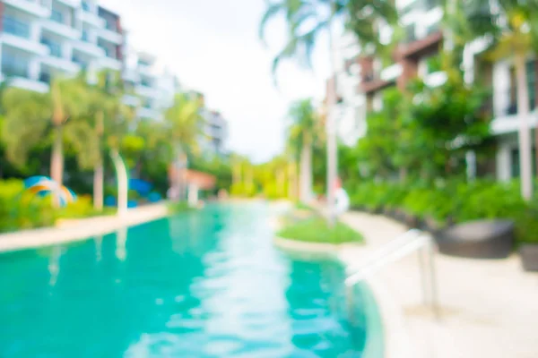 Abstract blur outdoor swimming pool — Stock Photo, Image