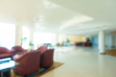 Soyut bulanık otel lobisi iç oda