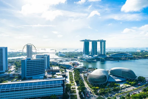 Schöne architektur gebäude außen stadtbild in singapore — Stockfoto
