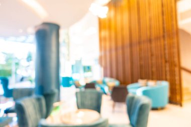 Soyut bulanık otel lobisi iç oda