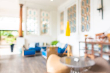 Soyut bulanık otel lobisi iç oda