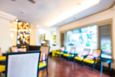 Soyut bulanık otel lobisi iç oda