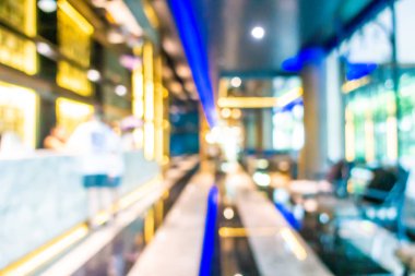 Soyut bulanık otel lobisi iç oda