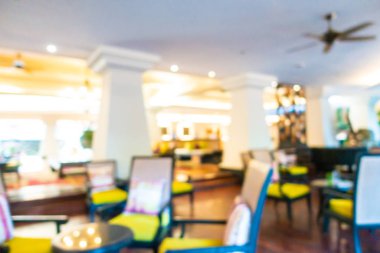 Soyut bulanık otel lobisi iç oda