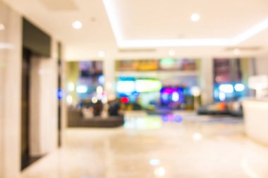 Soyut bulanık otel lobisi iç oda