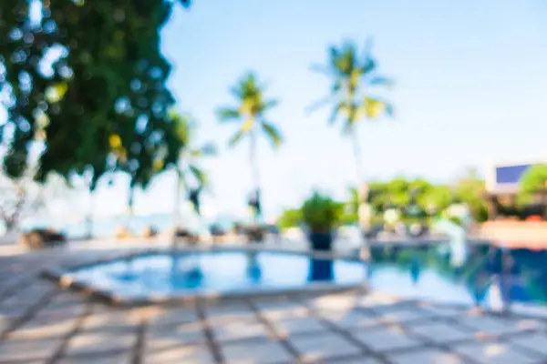 Hotel resort açık yüzme havuzunda bulanıklık — Stok fotoğraf