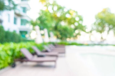 Hotel resort açık yüzme havuzunda bulanıklık