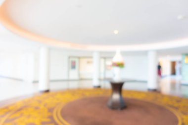 Soyut bulanık otel lobisi iç oda