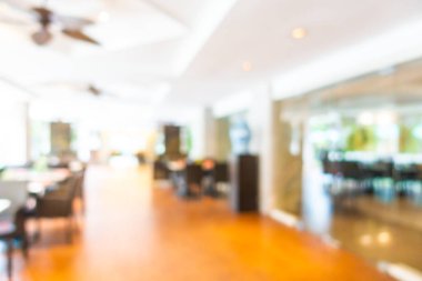 Soyut bulanık otel lobisi iç oda