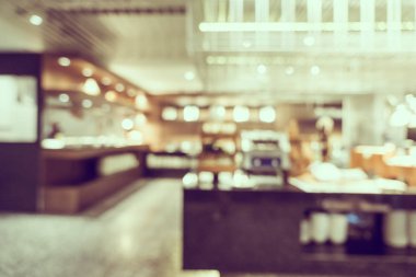 Soyut bulanıklık kahvehane kafe ve Restoran iç backg için