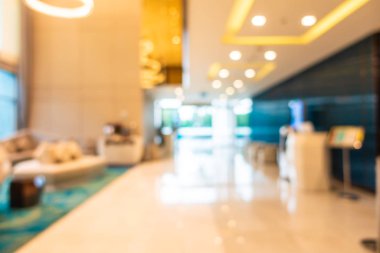 Soyut bulanık otel lobisi iç oda