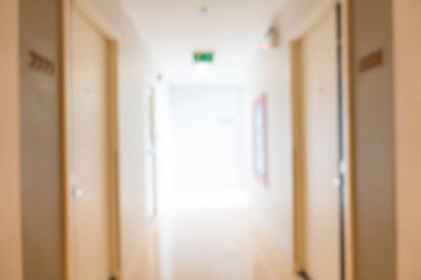 Soyut bulanık otel lobisi iç oda