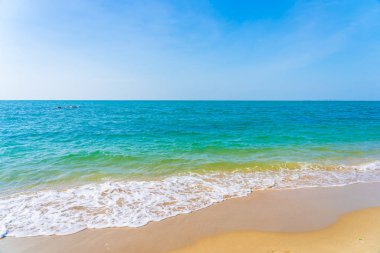 Tatil için tropikal deniz okyanusu olan güzel bir açık hava.