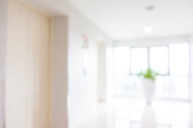 Soyut bulanık otel lobisi iç oda