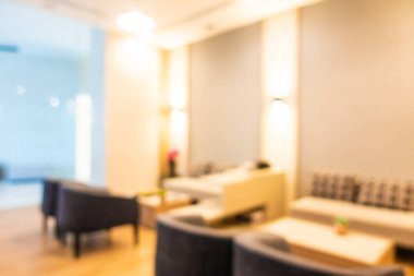 Soyut bulanık otel lobisi iç oda
