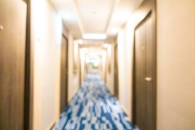 Soyut bulanık otel lobisi iç oda